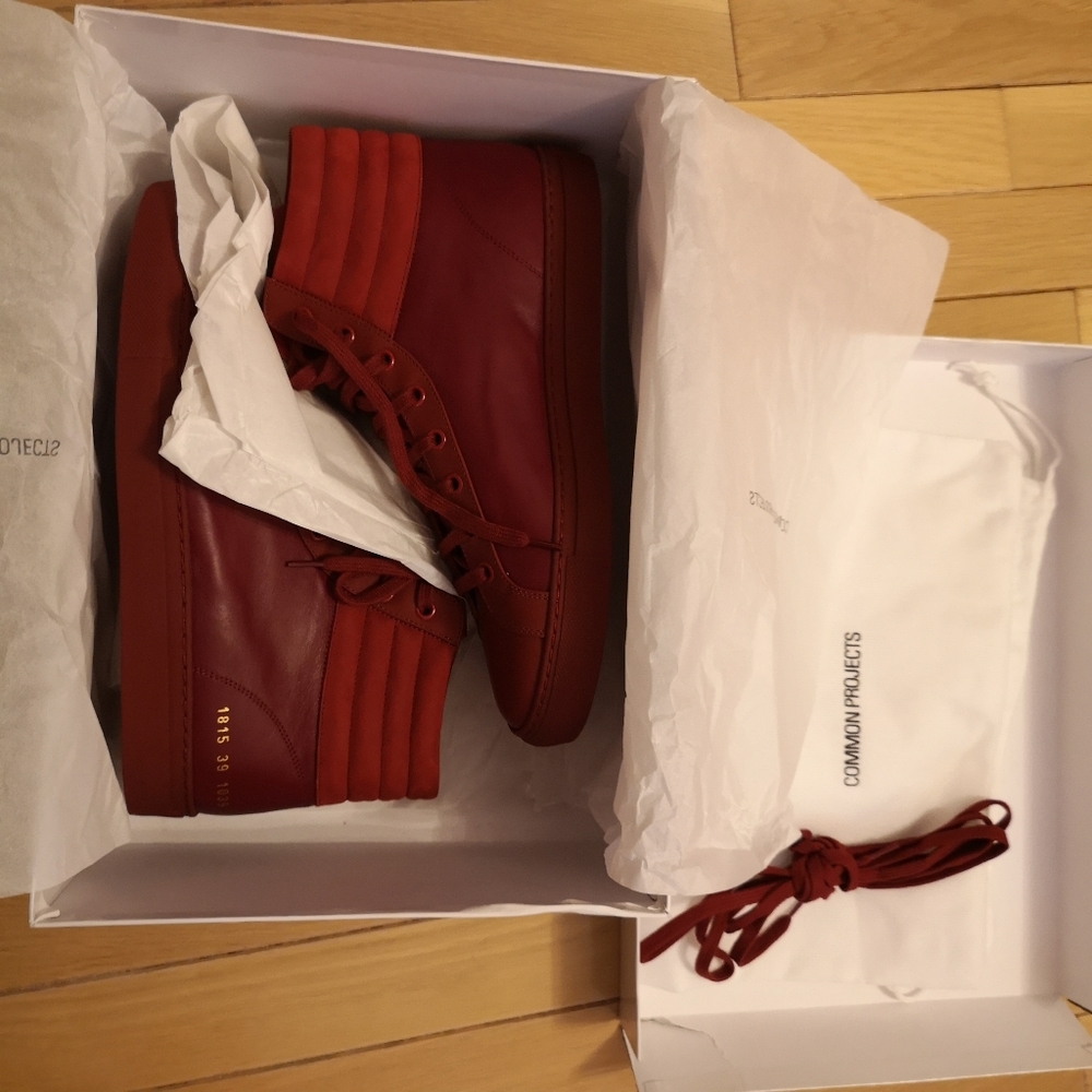 Common Projects Achilles Premium High Top Sneakers